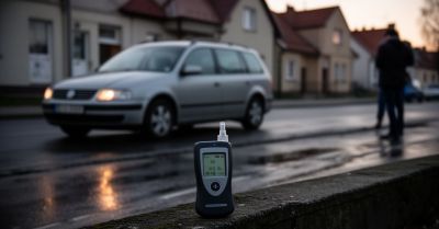 Kierowca fiata miał blisko 4 promile i sądowy zakaz
